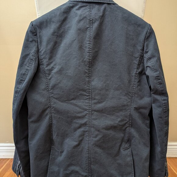 LL Bean Navy Blazer Suit Jacket Sports Jacket Men 38R - Picture 2 of 5